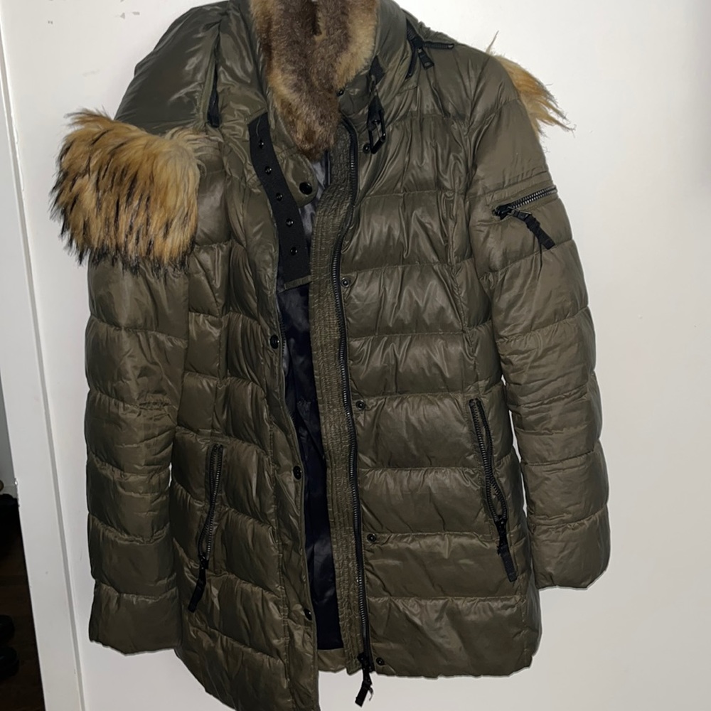 S13 Sam Olive Puffer Coat